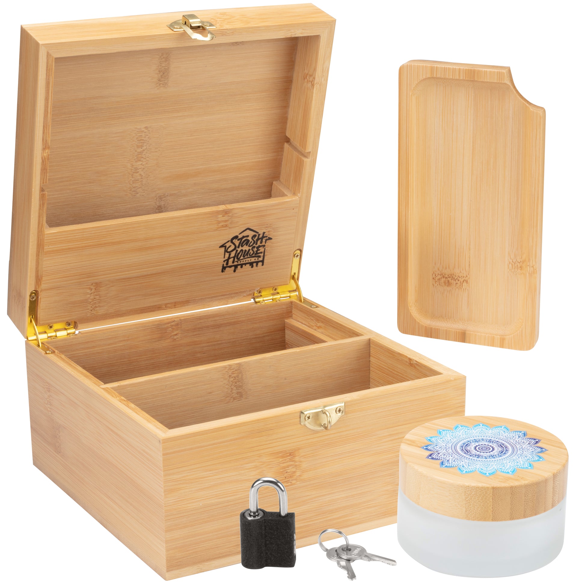 The Treasure Chest (XL Bzz Box) - Bamboo Stash box